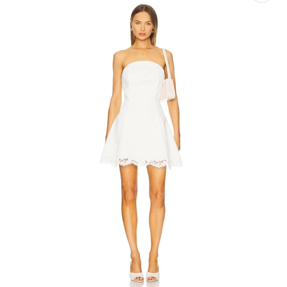 Amanda Uprichard White Mini Dress